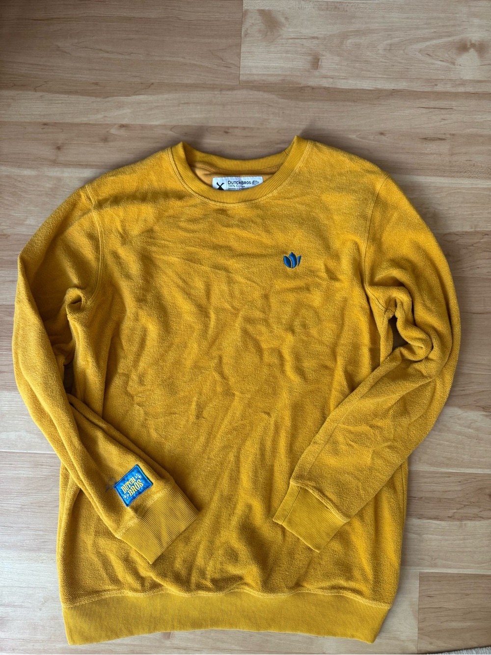 Dutch Bros Yellow Crewneck Sweater